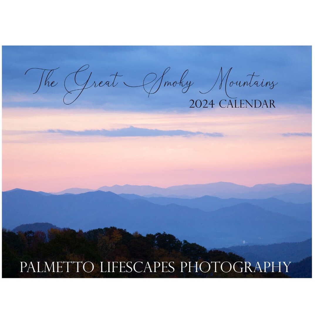 2024 Smoky Mountain Calendar, Wall Calendar, Smoky Mountains, Smoky