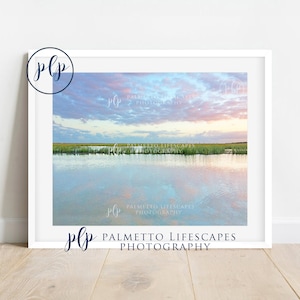 Watercolor Pastel Marsh