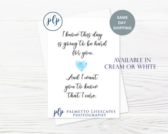 Miscarriage Sympathy Card -- Bereaved Father's Day Card, Bereaved Dad,  Bereaved father, Infant Loss, Grief, Due date card for father