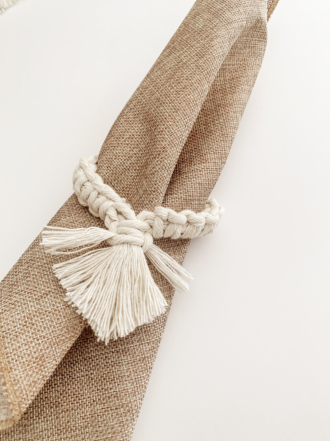 Macrame Napkin Rings Macrame Napkin holder Boho Napkin Etsy