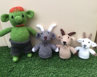 3 billy goats gruff plastic toys