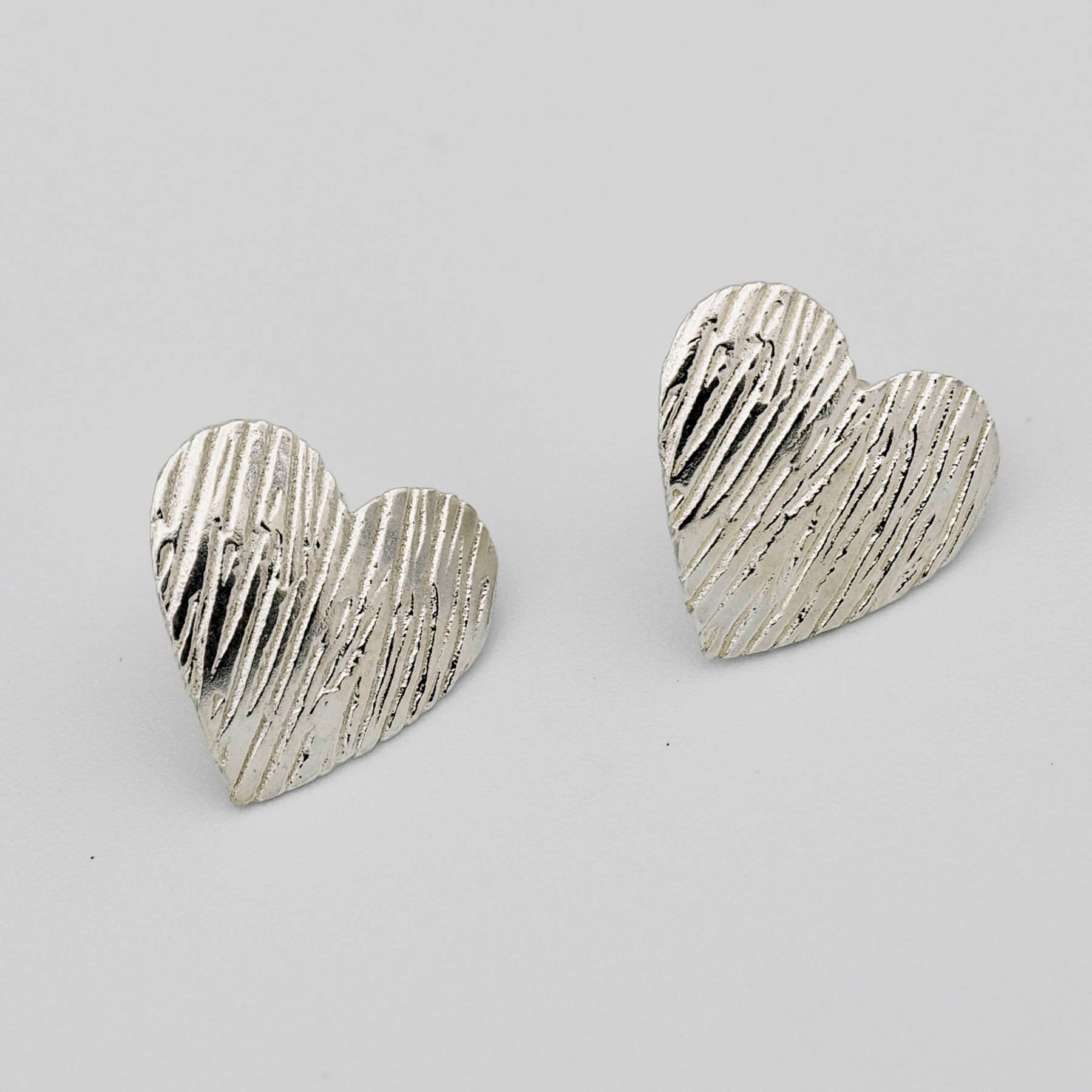 Heart Earrings and Necklace Set - Sterling Silver - Etsy Canada