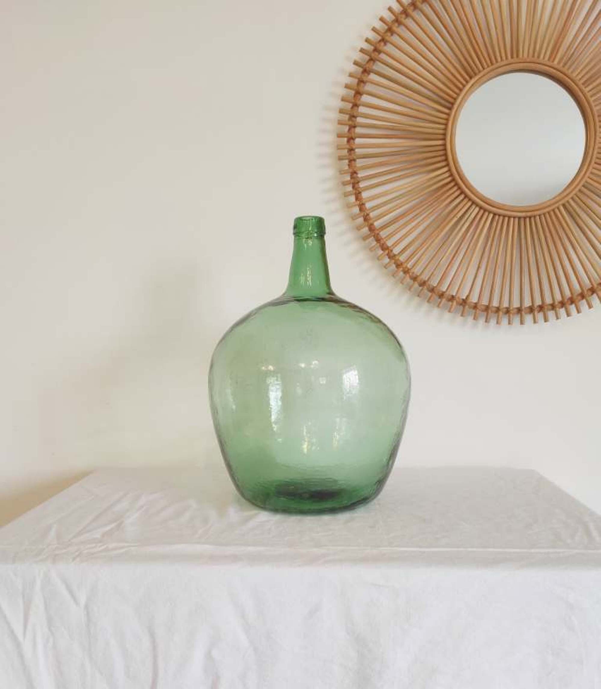 Vendu Sold Dame Jeanne 20 Litres - Vintage Large Lady Bottle Demi John