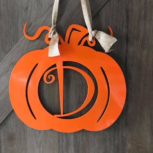 Pumpkin Monogram A-Z