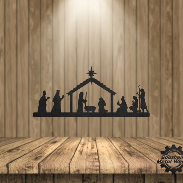 Nativity Scene-Home Decor-SVG/DXF/PNG-Digital File Only