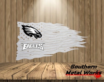 Football Themed Tattered Flag DXF/SVG-Digital Download