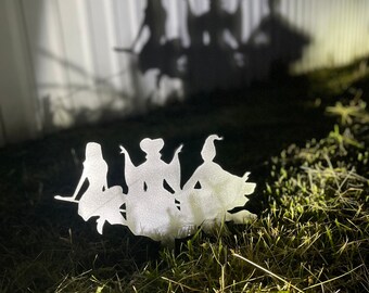 Hocus Pocus-Sanderson Sister Metal Yard Halloween decor Garden Stakes