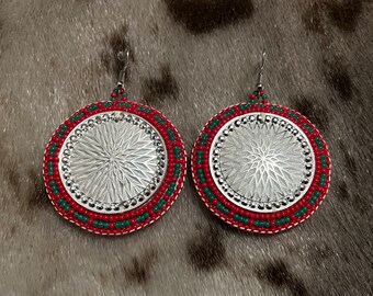 Holiday Wreath Earrings