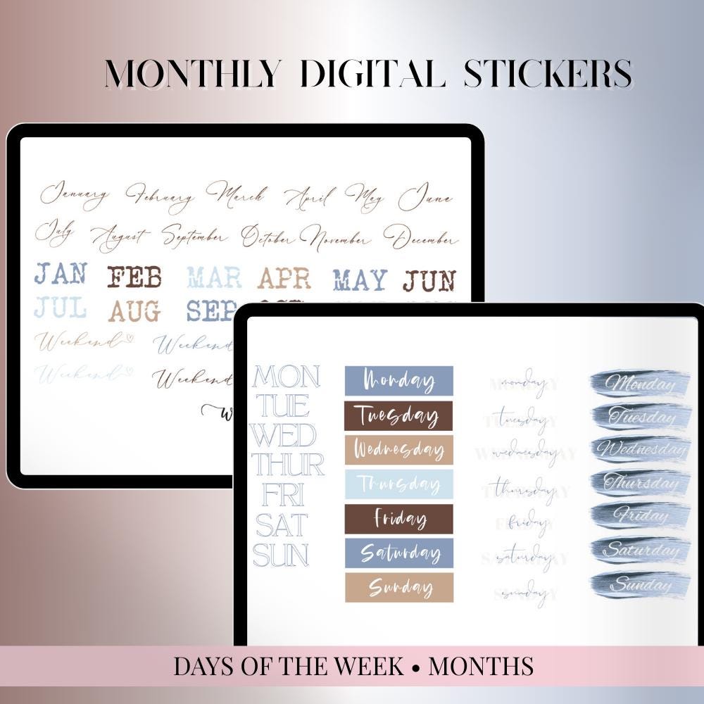 MAY 2026 Goodnotes Noteful Digital STICKERS, Coffee Lover Digital ...