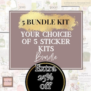 7500+ bundel digitale sticker goodnotes, stickerbundel naar keuze uit 5, hele winkelbundel, basissticker, widget, tracker, bundel digitale stickers
