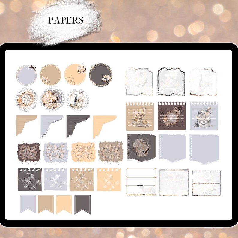2026 Calendar January GOODNOTES STICKER, New Year Digital Sticker ...