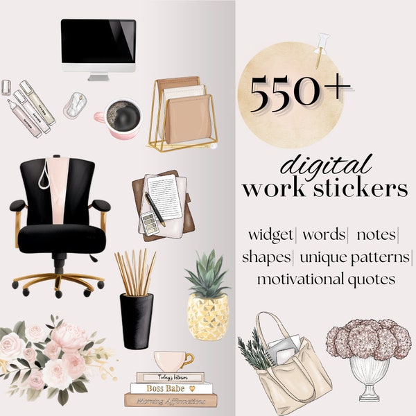 Workdesk Sticker Office Work Stickers - Etsy