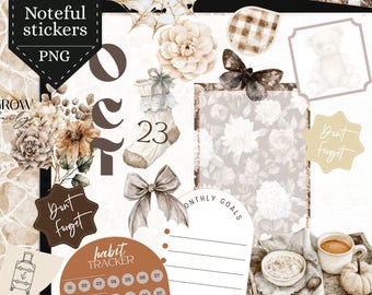 Haunted Cottage Halloween Digital Planner Stickers: Pre-cropped PNG GoodNotes Noteful Sticker bundle, Fall October 2026 sticker pack 26BKG10