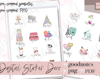 GENERAL PLANNING GOODNOTES Stickers, pet care Stickers, bill goodnotes stickers, date night Stickers, birthday sticker, notability stickers