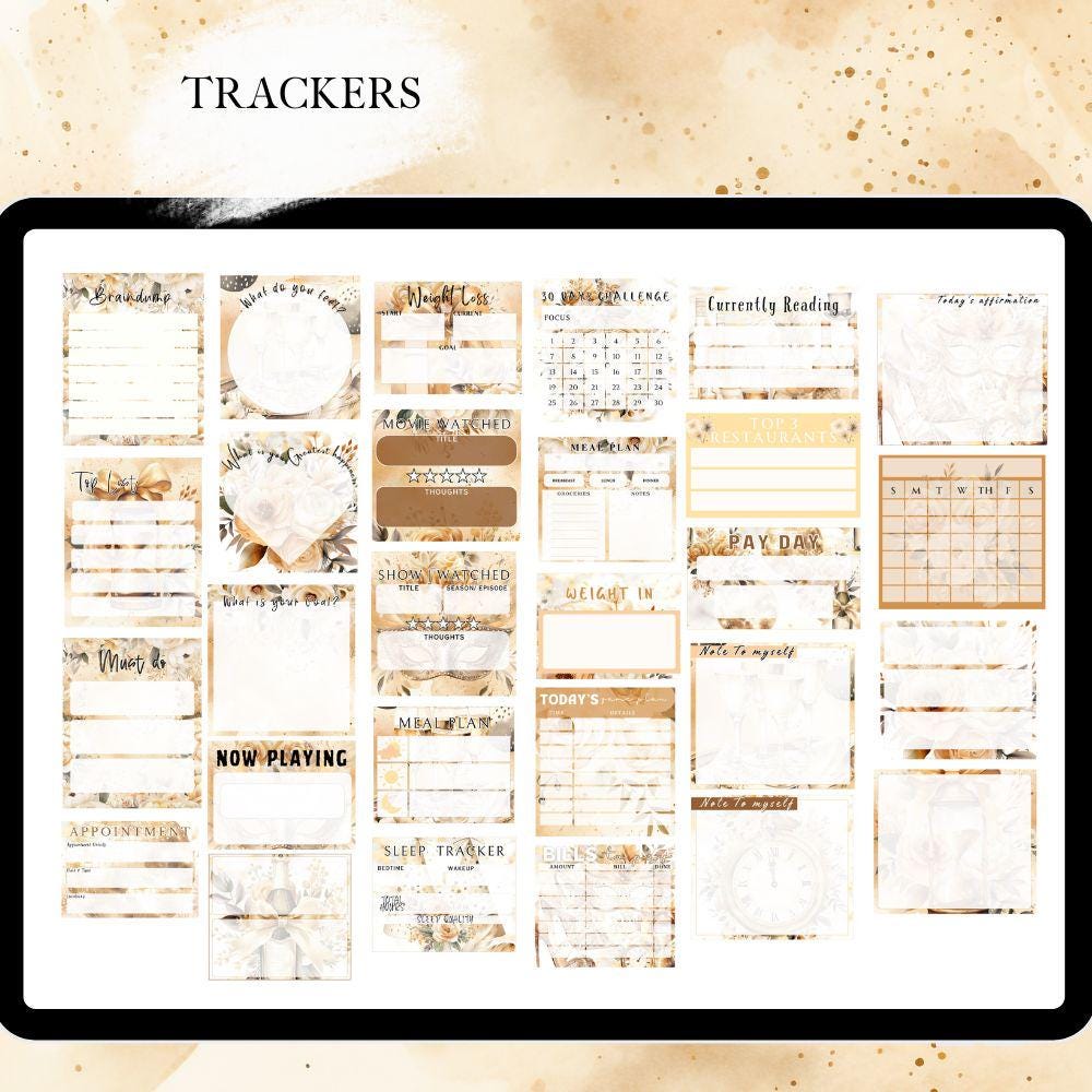 January GOODNOTES STICKER, New Year Digital Sticker, 2026 Digital ...