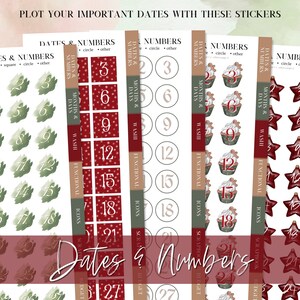 DIGITAL STICKER BUNDLE, Goodnotes stickers, Christmas digital stickers, sticker for planner, Red christmas, Essential Digital Stickers, widget, days of the week, washi stickers, digital sticker pack, icon sticker, months & days, digital memo sticker,