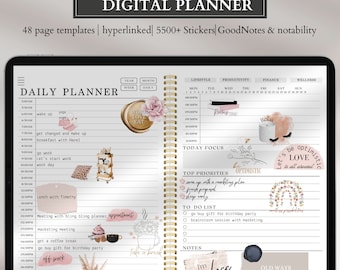 UNDATED digital planner, Goodnotes planner, mid-year planner, ipad planner, goodnotes templates, 2026 digital planner, goodnotes notebook