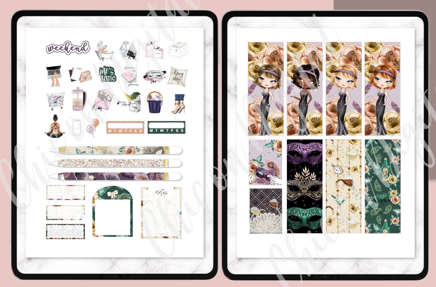 NEW YEAR DIGITAL Planner Stickers, Cute New Year Goodnotes Stickers ...