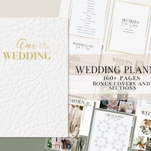 160+ Page Digital Wedding Planner, Wedding Moodboard Template, Wedding Planner Goodnotes, Wedding Planning Book, Wedding Planning Checklist,
