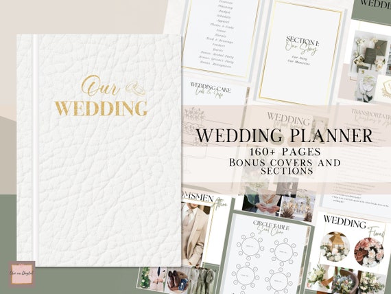 160+ Page Digital Wedding Planner, Wedding Moodboard Template, Wedding Planner Goodnotes, Wedding Planning Book, Wedding Planning Checklist,