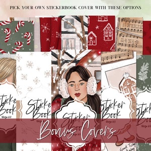 DIGITAL STICKER BUNDLE, Goodnotes stickers, Christmas digital stickers, sticker for planner, Red christmas, Essential Digital Stickers, widget, days of the week, washi stickers, digital sticker pack, icon sticker, months & days, digital memo sticker,