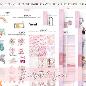 Goodnotes stickers pack, coquette digital stickers, digital planning,  pre-cropped stickers, pink journal sticker, bow planner, notability