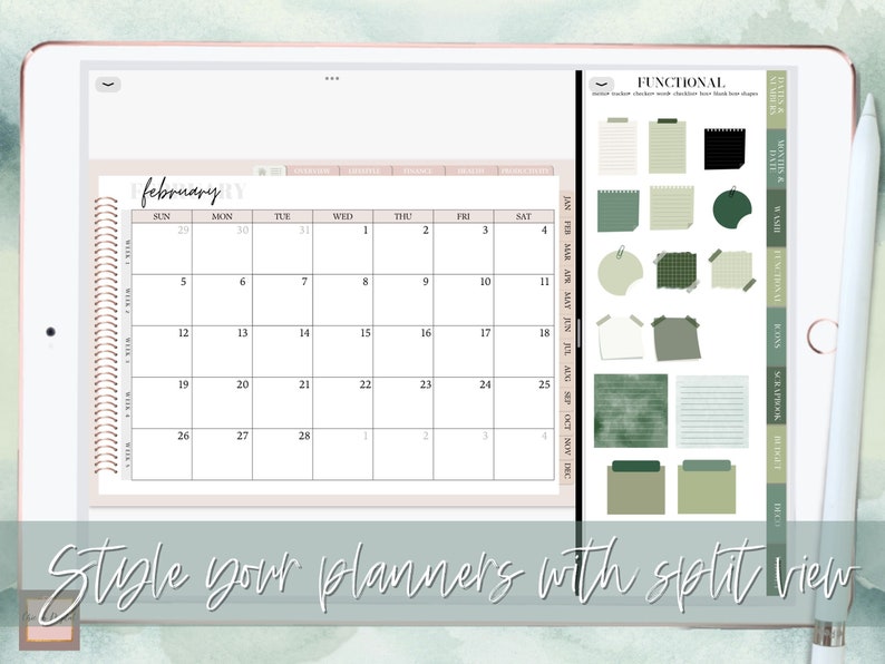 SPRING GOODNOTES Mega Sticker Kit Goodnotes Stickers Pack Etsy