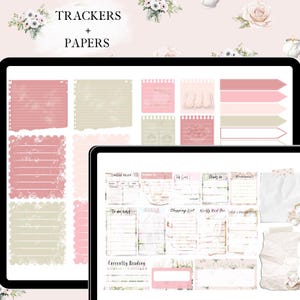 April GOODNOTES STICKER Digital for Spring Affirmation Stickers for ...