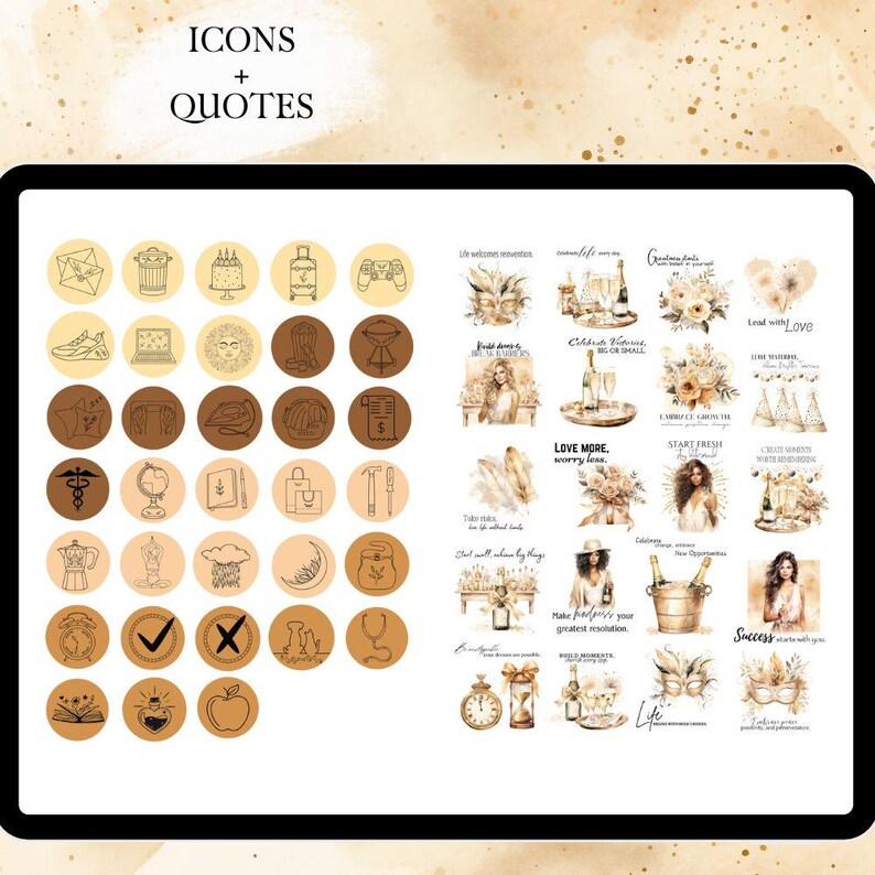 January GOODNOTES STICKER, New Year Digital Sticker, 2026 Digital ...