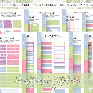 SPRING Goodnotes Stickers Floral Digital Sticker Pack Journaling ...