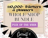 Over 110,000 Whole Shop BUNDLE Digital Stickers ,GoodNotes Noteful Bundle, 2026 Digital Planner Bundle Undated 2026 planner access