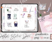 HOUSEHOLD Cleaning GOODNOTES Stickers, Household Sticker, laundry sticker, dust Stickers, clean bathroom deco, notability sticker, recycling
