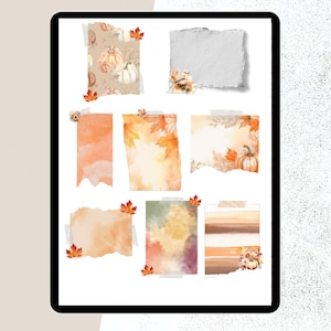 FALL THANKSGIVING Digital Sticker, Motivation Stickers, Sticker for GoodNotes, Noteshelf, November Sticker, Autumn Reading, goodnotes widget