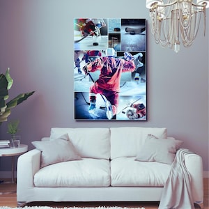 Gift For Hockey Players or Hockey fans – Printable Wall Art, Hockey Quote Poster, Instant Download