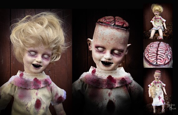 creepy zombie doll