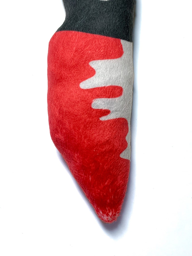 Bloody Knife Plush Bloody Fingerprint Plush Knife Toy Etsy