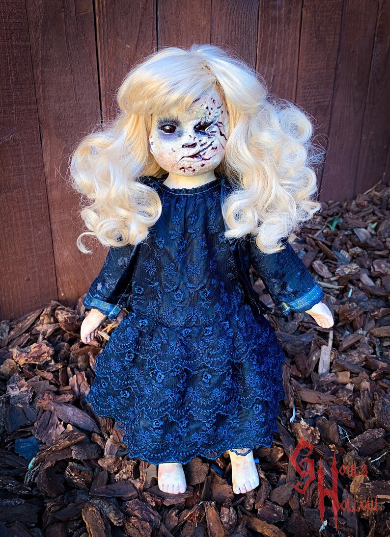 halloween porcelain doll