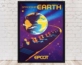 Vintage 1892 Flat Earth Map Movie World Map Modern Poster Art Fabric Decor X-340
