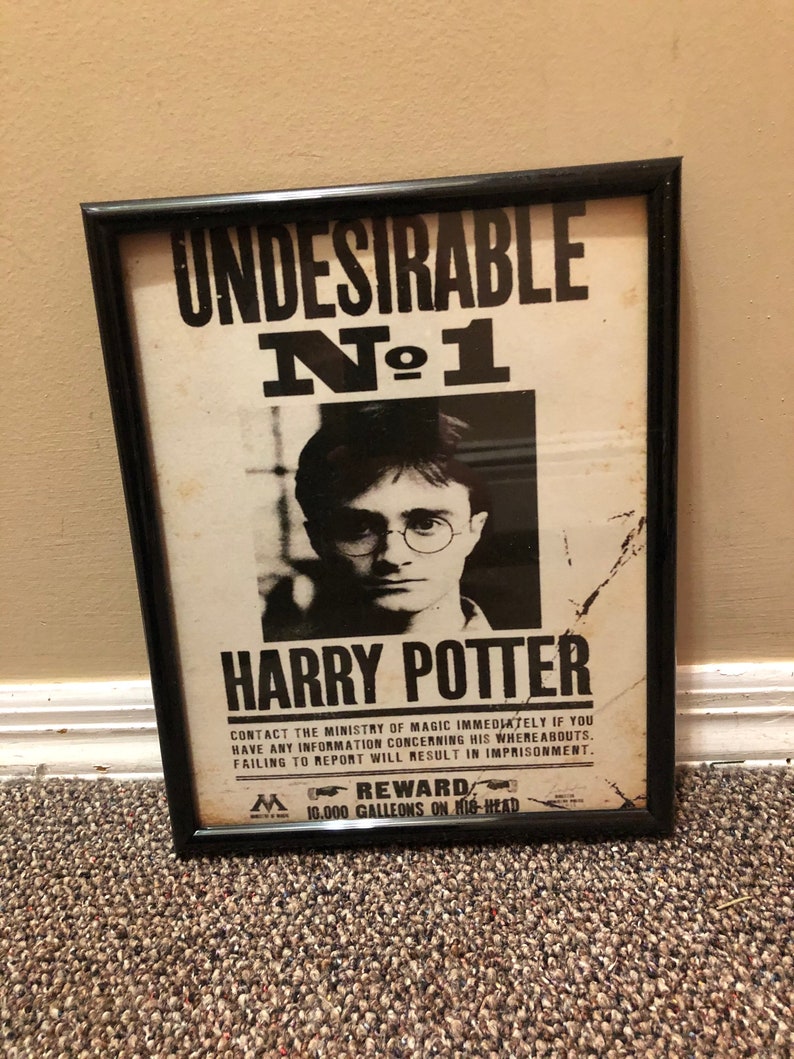 Poster Harry Potter "Indésirable N°1" ABYSTYLE 91.5x61cm - Décoration Univers Magique | Officiel