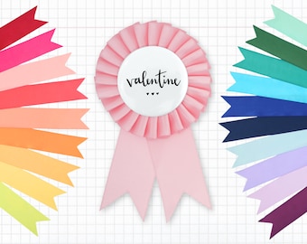 Valentine Satin Award Ribbon