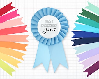 Best Dressed Gent Satin Award Ribbon