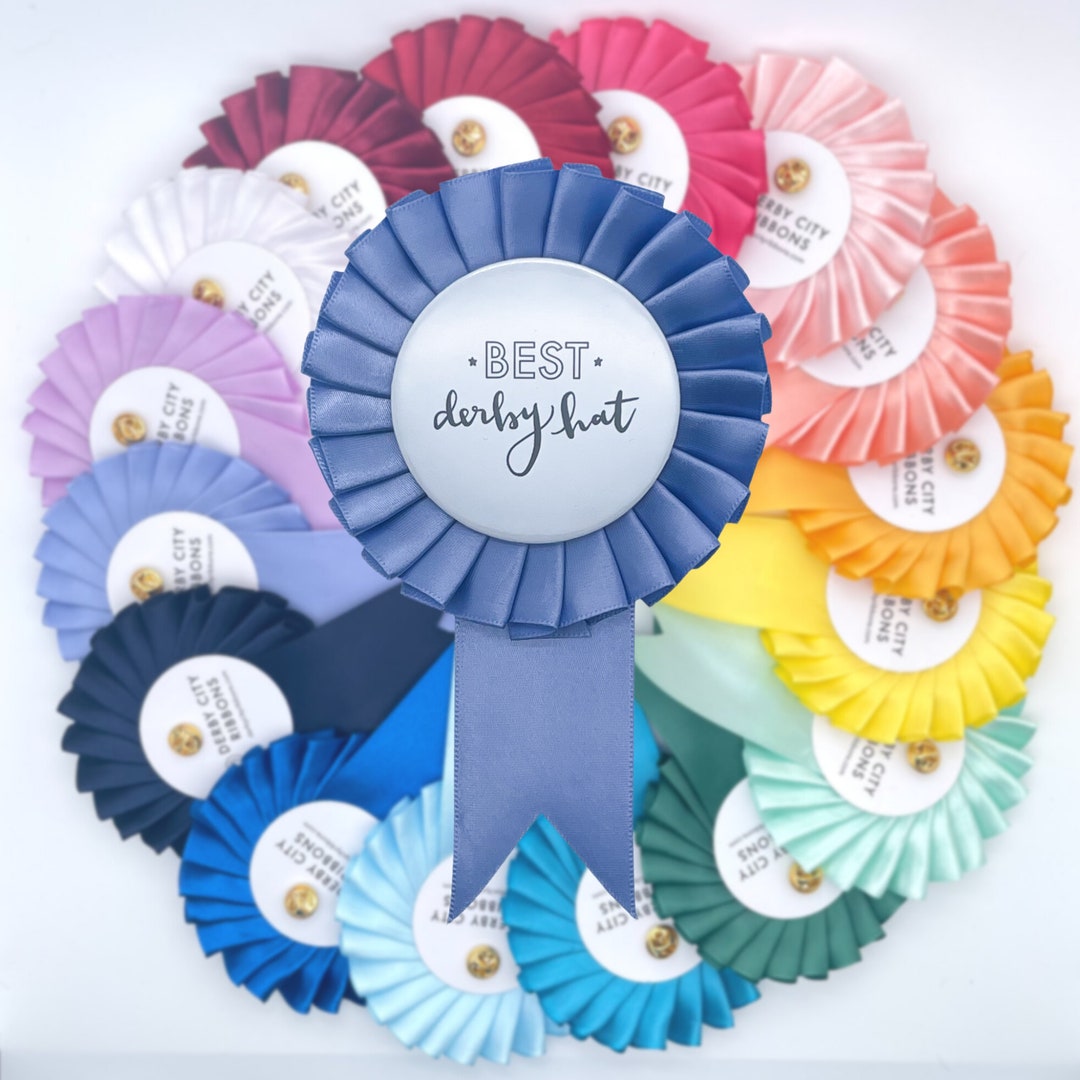 Best Derby Hat Satin Award Ribbon - Etsy