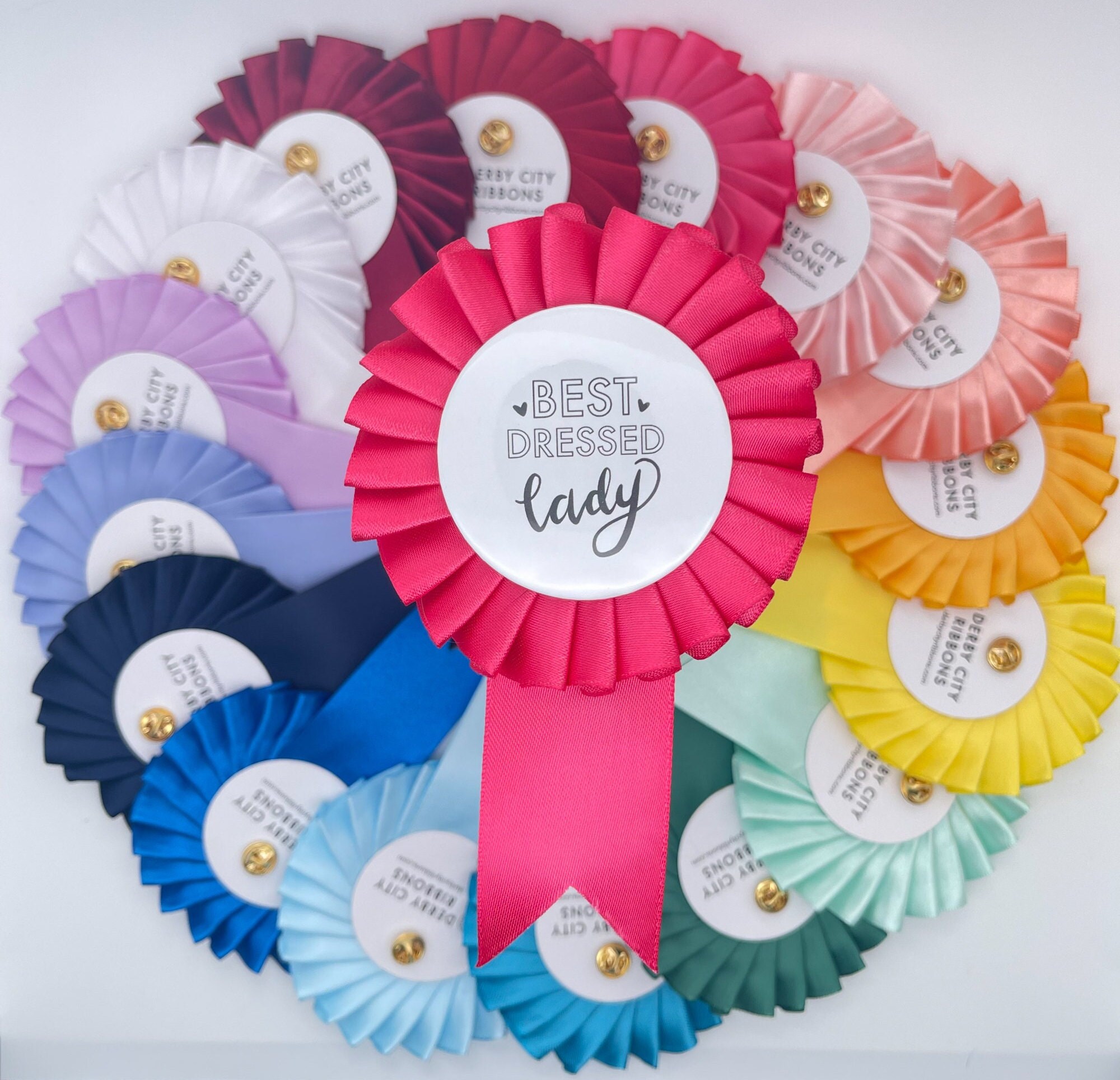 Best Dressed Lady Satin Award Ribbon Etsy