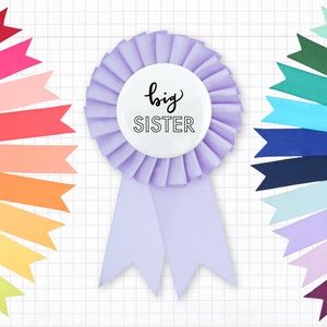 Big Sister Satin Award Ribbon