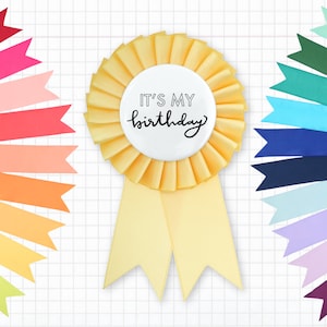 It&#39;s My Birthday Satin Award Ribbon