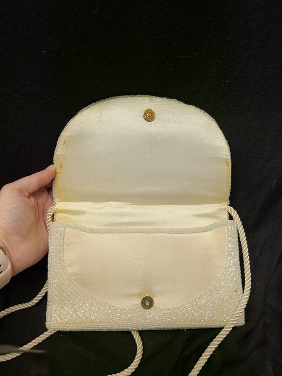 Antique Beaded Handbag - image 5