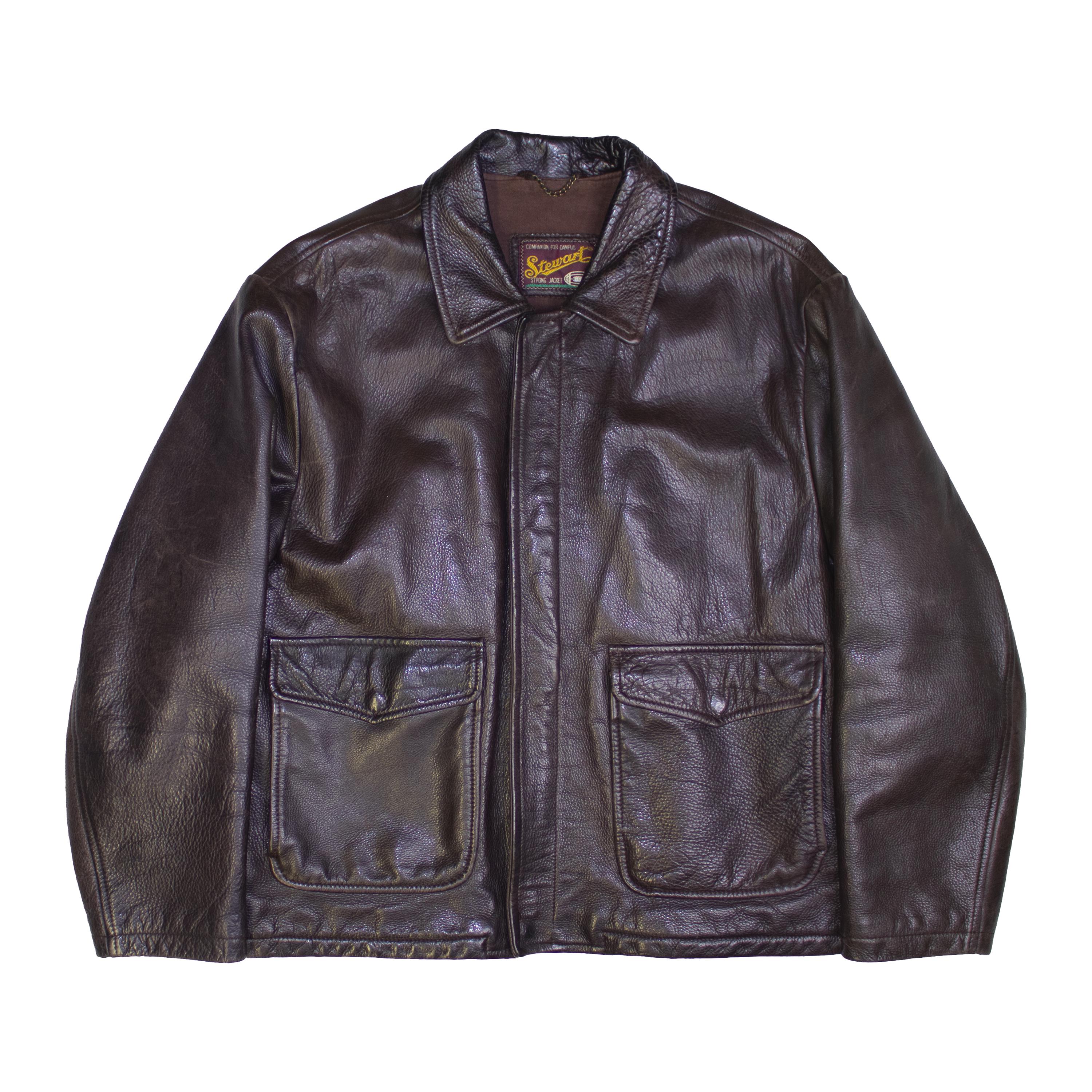 Stewart Leather Jacket | Black | FARFETCH