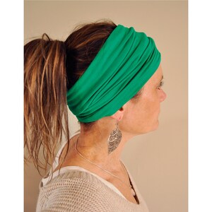 Wide Stretchy Headbands * 18 Colours * Supersoft Jersey Stretch Headband * Extra Wide Headband * Hippie Hairband * Hair Accessories * Yoga image 7