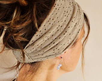 Bestickte sanfte Stretch Stirnbänder - breite weiche dehnbare Stirnbänder * Dehnbare Haarbänder * Boho Haarband * Hippie Stirnband * Boho Haar *