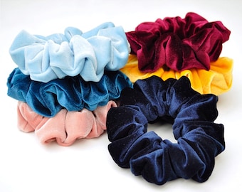 Velvet Hair Scrunchies  * Luxury Scrunchies *  Soft Scrunchies * Birthday Gift * Back to School * Hair Accessories * Gift Set*